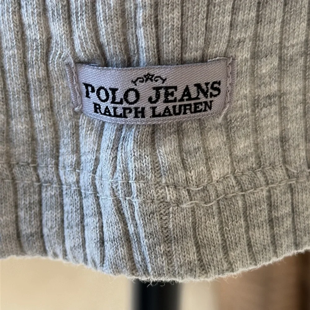 Ralph Lauren Polo Jeans Ribbed Tee with Pocket on Sleeve - Picture 6 of 13